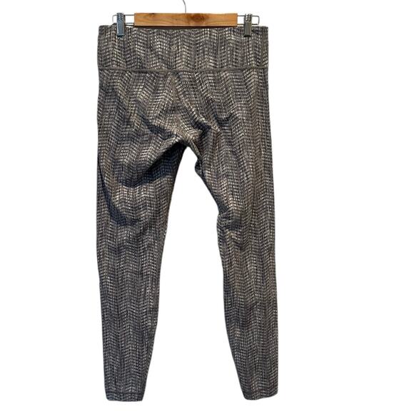 Lululemon Wunder Under Low-Rise Leggings Gray Snakeskin Print Size 10 - Picture 4 of 8